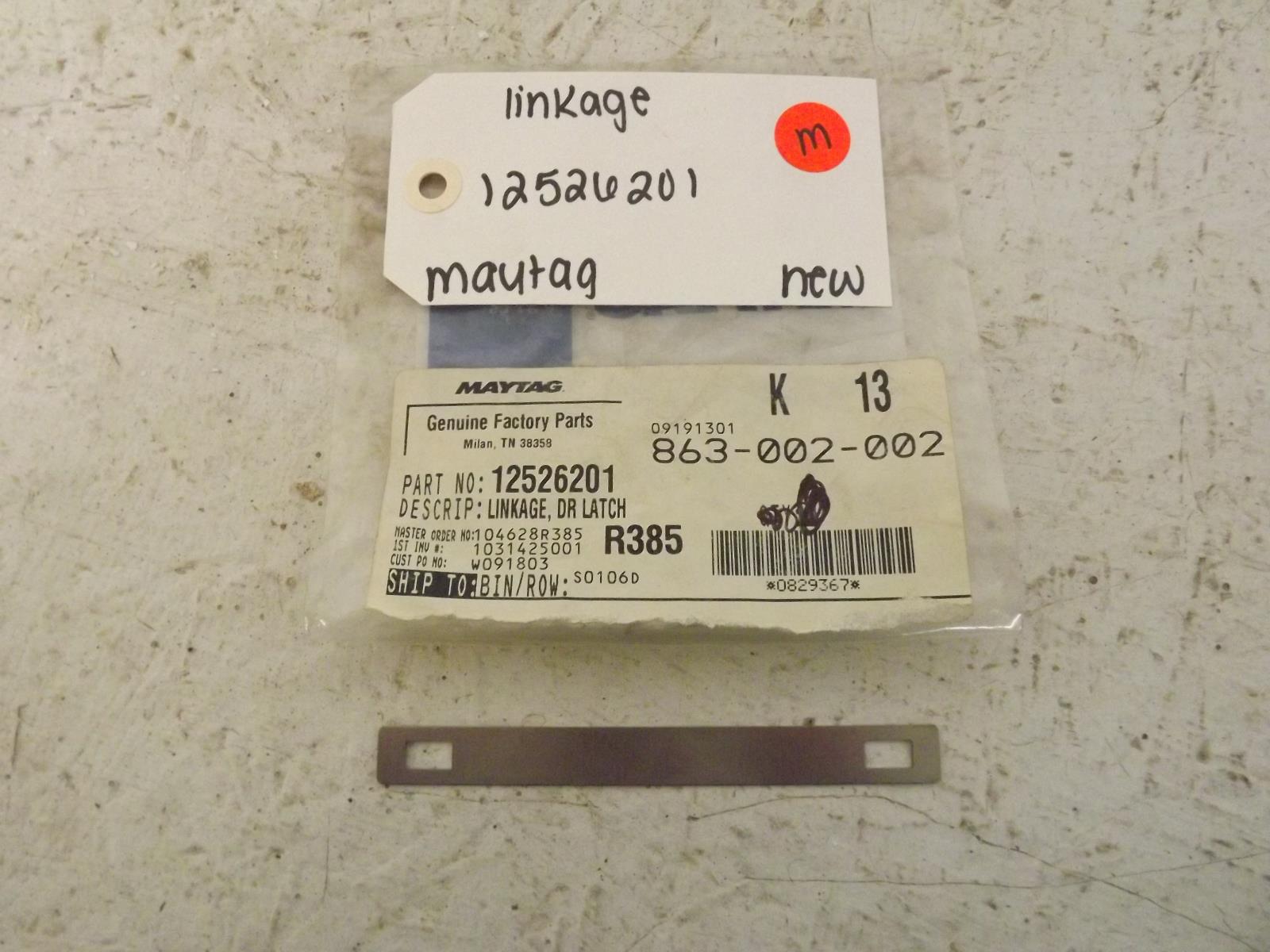 Maytag Microwave 12526201 Linkage New Maytag Microwave 12526201 Linkage New